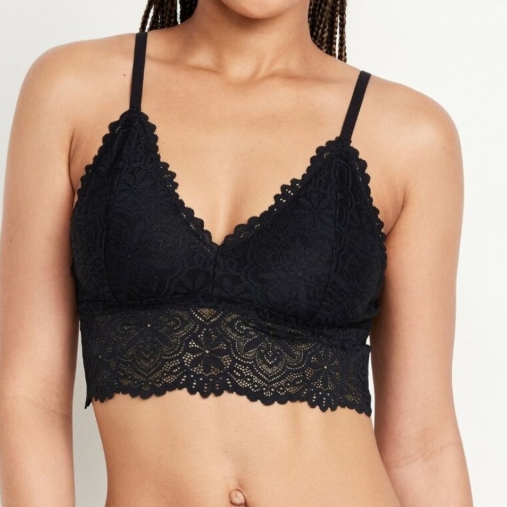 NWT Old Navy Black Lace Bralette
